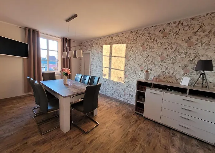 Alten Bahnhof Oberdorla/ Thueringen Feriehus *